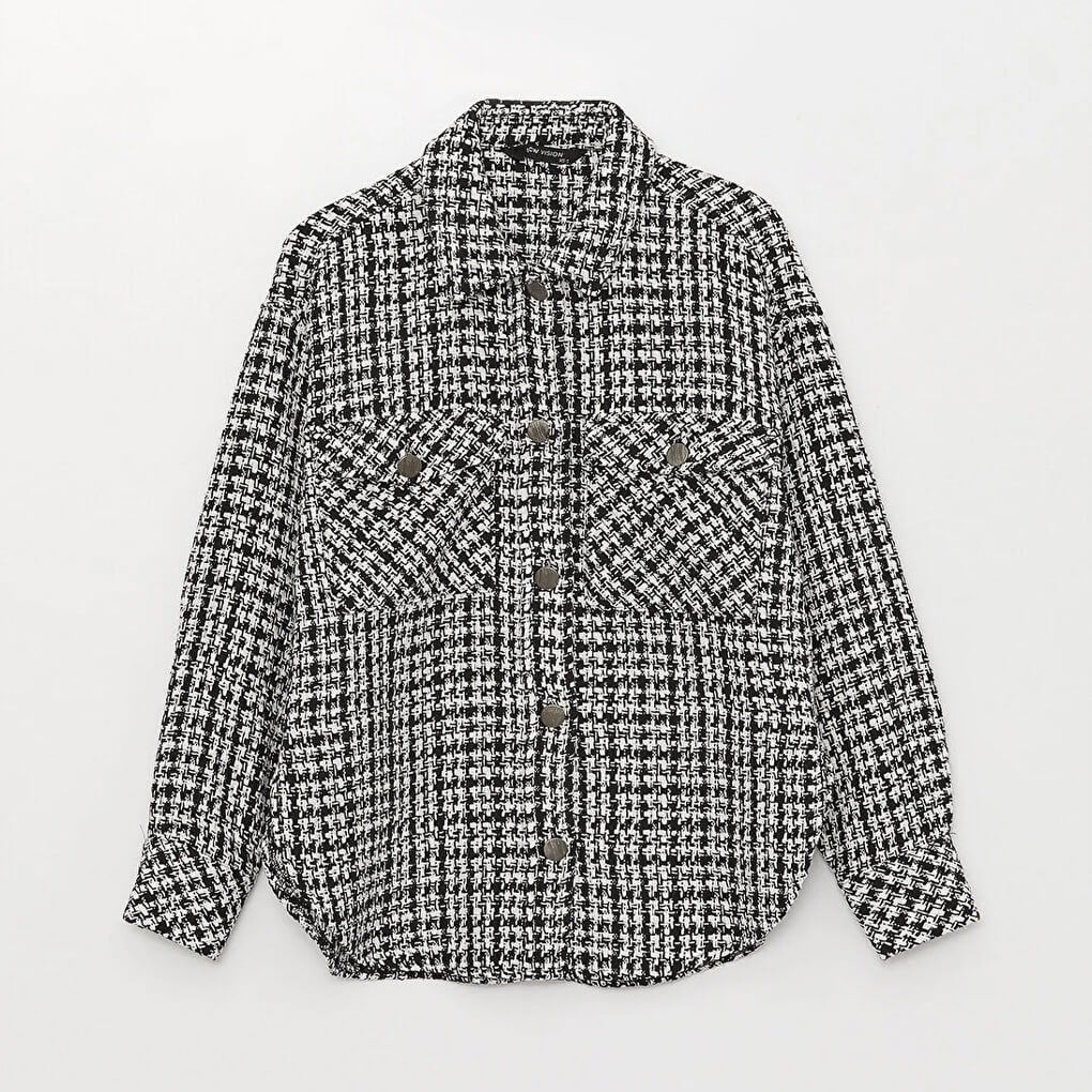 Classic BLACK Shirt Jacket - Image 3