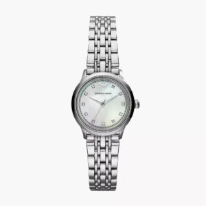 Emporio Armani Women's Three-Hand Stainless Steel Watch